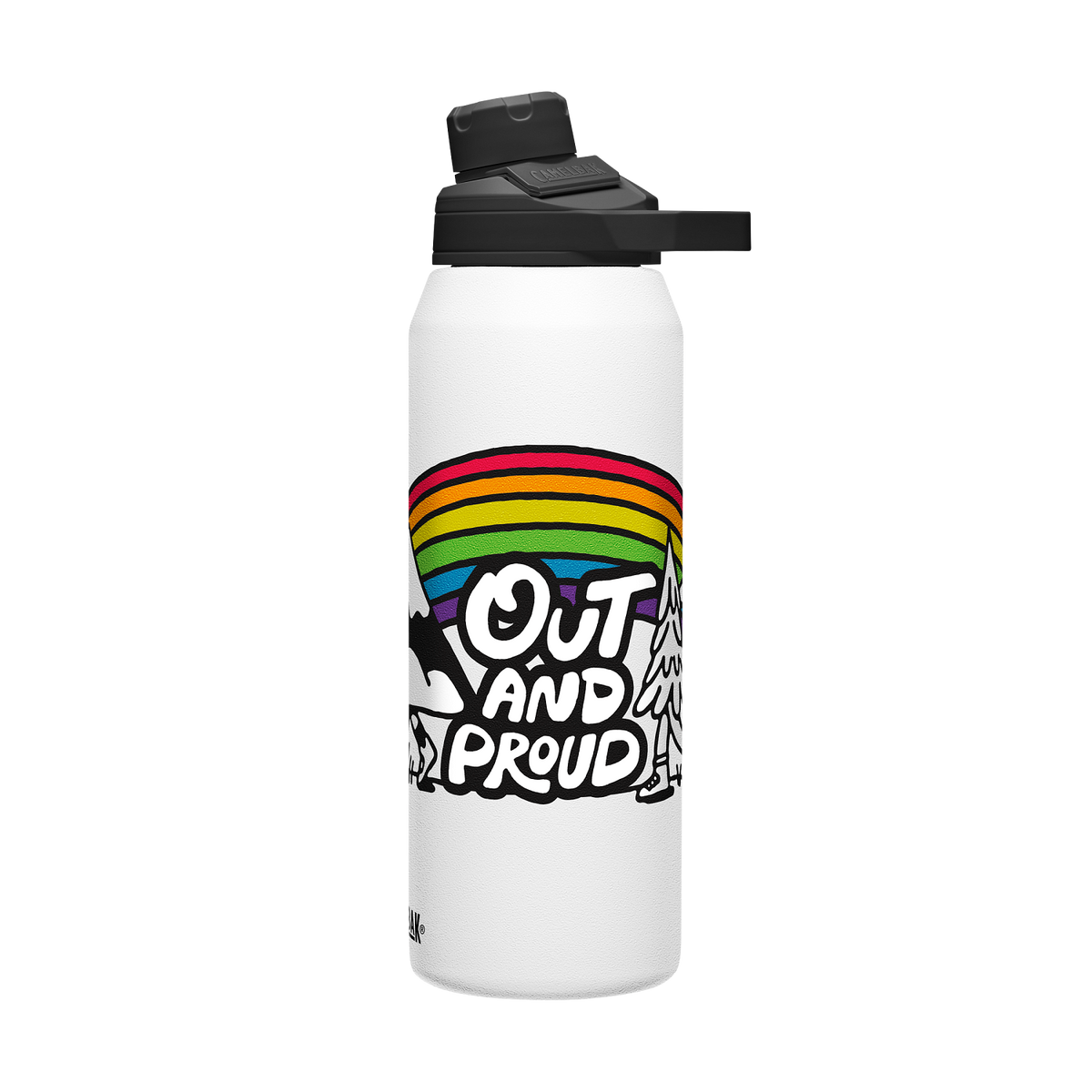 chute-mag-32-oz-water-bottle-insulated-stainless-steel-plus-cleanup-kit-pride-collection-limited-edition-o9 xhvxlhasbo